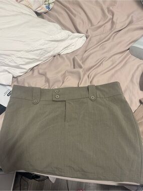 Princess Polly Olive Green Casual Skirt